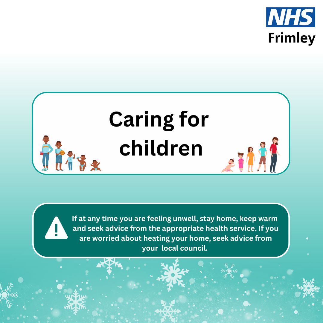Winter tips social media image - caring for children 1